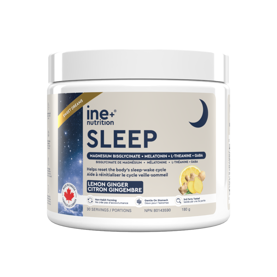 Sleep Supplement for Deep Rest & Recovery | Lemon Ginger | ine+