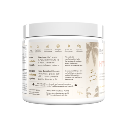 Barre Teja collaboration peach hydration powder