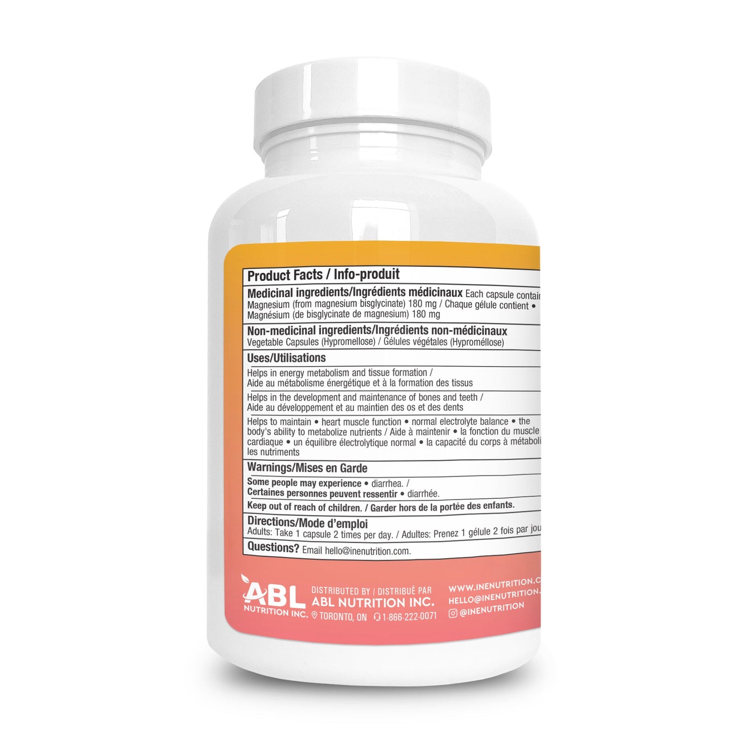 Pure Magnesium Bisglycinate - ine+ nutrition